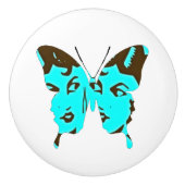 Butterfly Collage Kindred Spirits Keramische Knop (Voorkant)