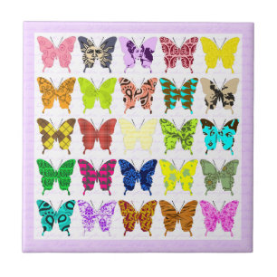 Butterfly Collage Tegeltje