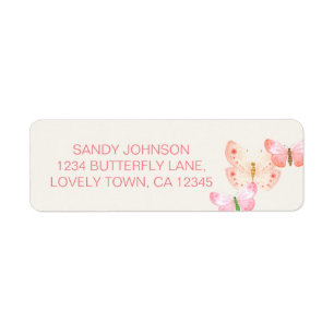 Butterfly Coral Cream Nieuw Adres Etiket