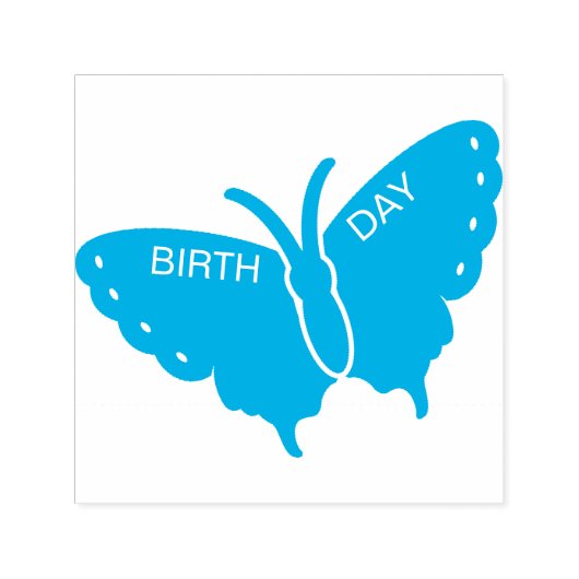 Butterfly Custom Scrapbooking Stamp Zelfinktende Stempel (Design)