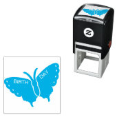 Butterfly Custom Scrapbooking Stamp Zelfinktende Stempel (In situ)