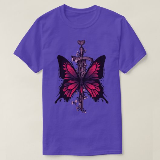 Butterfly Dagger T-shirt (Design voorkant)