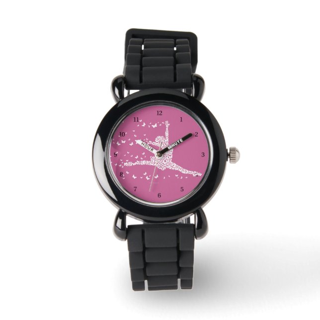 Butterfly Dancer Horloge (Voorkant)