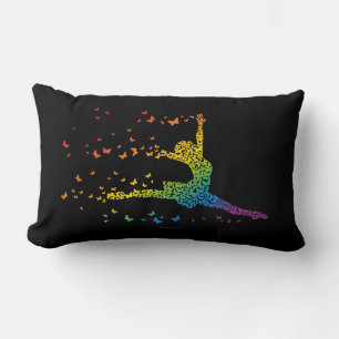 Butterfly Dancer Lumbar Pillow Kussen