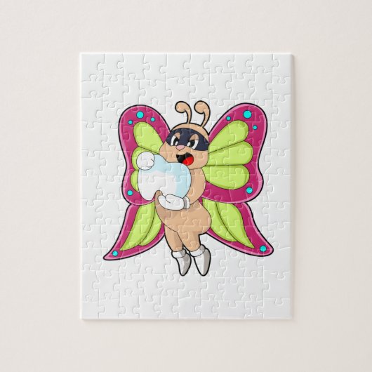 Butterfly Dentist Teeth Legpuzzel (Verticaal)