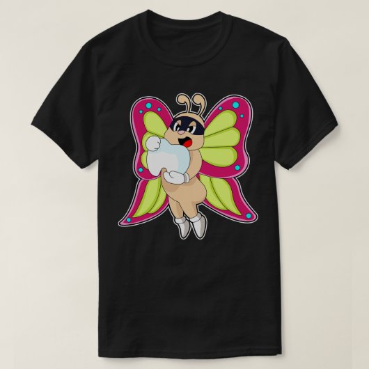 Butterfly Dentist Teeth T-shirt (Design voorkant)