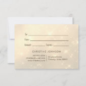 Butterfly Design Cadeaubon (Achterkant)