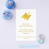 Butterfly Design Daytime Nursery Flyer (Enkel)