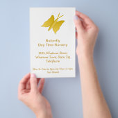 Butterfly Design Daytime Nursery Flyer (Hand)
