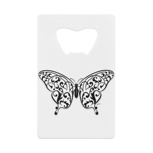 Butterfly_Design Kredietkaart Flessenopener (Voorkant)