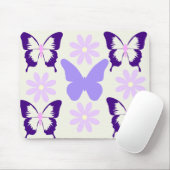Butterfly Design Mousepad Muismat (Met muis)