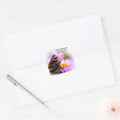 Butterfly "Dit boek behoort tot" sticker (Envelop)