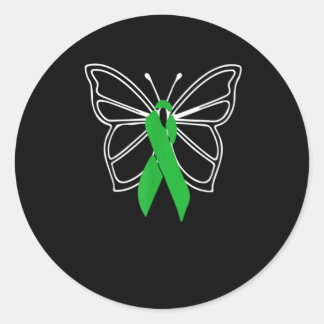 Butterfly Donate Life Organ Donor Ronde Sticker