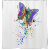 Butterfly Douchegordijn (Voorkant)