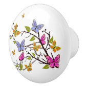 Butterfly drawer knobs ceramic Keramische Knop (Rechts)