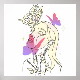 Butterfly Dream - Artistic Wall Poster