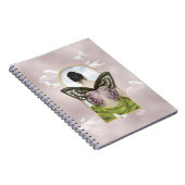 Butterfly Dream Fantasy Collage met Monogram Notitieboek (Rechterzijde)