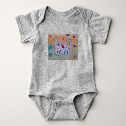 Butterfly Dreaming Bodysuit-pak Romper (Voorkant)