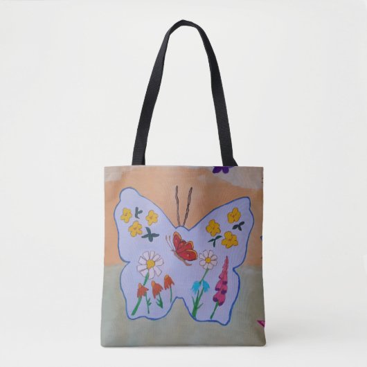 Butterfly Dreaming Canvas tas (Voorkant)