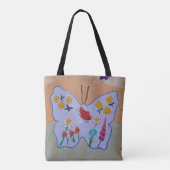 Butterfly Dreaming Canvas tas (Achterkant)