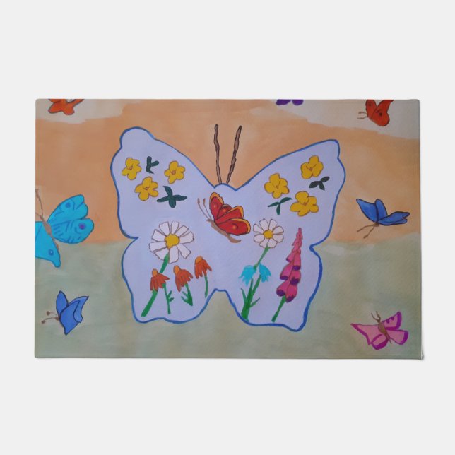 Butterfly Dreaming Deurmat (Voorkant)