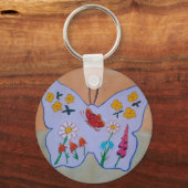Butterfly Dreaming Sleutelhanger (Achterkant)