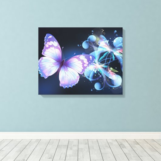 Butterfly Dreams Canvas Afdruk (Insitu (Houten vloer))