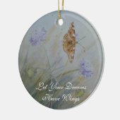 Butterfly Dreams Ceramic Wall Plaque Keramisch Ornament (Links)