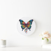 Butterfly Dreams Horloge murale - Nature colorée (Maison)