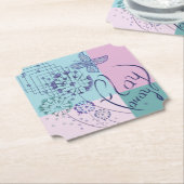 Butterfly Dreams Kartonnen Onderzetters (Gekanteld)