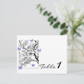 Butterfly Dreams : Violet Mariage Numéro de table (Debout devant)