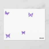 Butterfly Dreams : Violet Mariage Numéro de table (Dos)