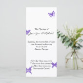 Butterfly Dreams: Violet Wedding Programma (Staand voorkant)