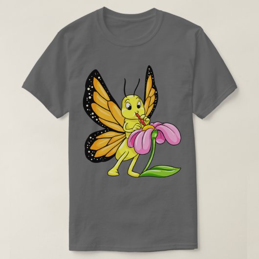 Butterfly drinken Nectar T-shirt (Design voorkant)