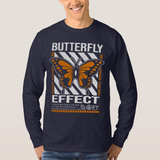 Butterfly Effect Chaos Theory T-shirt (Voorkant)