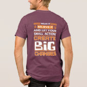 Butterfly Effect Chaos Theory Tri-Blend Shirt (Achterkant)