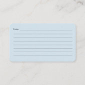 Butterfly en Daisies Visitekaartje (Achterkant)