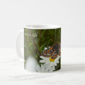 Butterfly en Daisy Koffiemok (Voorkant links)