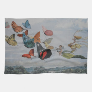 Butterfly en Fairy Queen Butterflies Fairies Theedoek