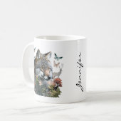 Butterfly en Fox Mok (Voorkant links)