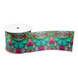 Butterfly en Medallion Batik Pattern in Turquoise Lint