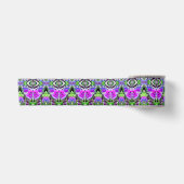 Butterfly en Medallion Batik Pattern in Violet Lint (Voorkant)