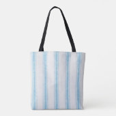 Butterfly en scripts in Blue Canvas tas (Achterkant)