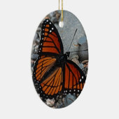 Butterfly en Stenen Keramisch Ornament (Rechts)
