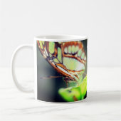 Butterfly Face Natuur - Gepersonaliseerd Koffiemok (Links)