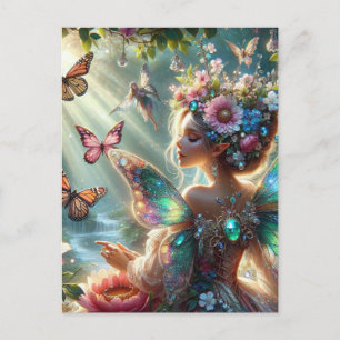 Butterfly Fairy Briefkaart