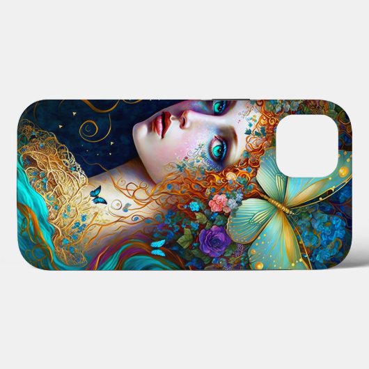 Butterfly Fairy Elf Lady Fantasy Art Case-Mate iPhone Case (Achterkant (horizontaal))