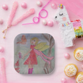Butterfly Fairy Papieren Bordje (Feest)