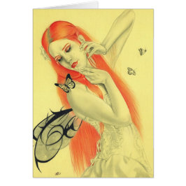 Butterfly Fairy Secretaris Card
