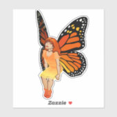 Butterfly Fearie Stickers Personalized Decal (Vel)